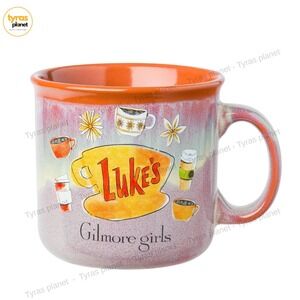 Gilmore Girls High Gloss Ceramic Camper Mug Featuring Luke's Diner Logo, 20 oz